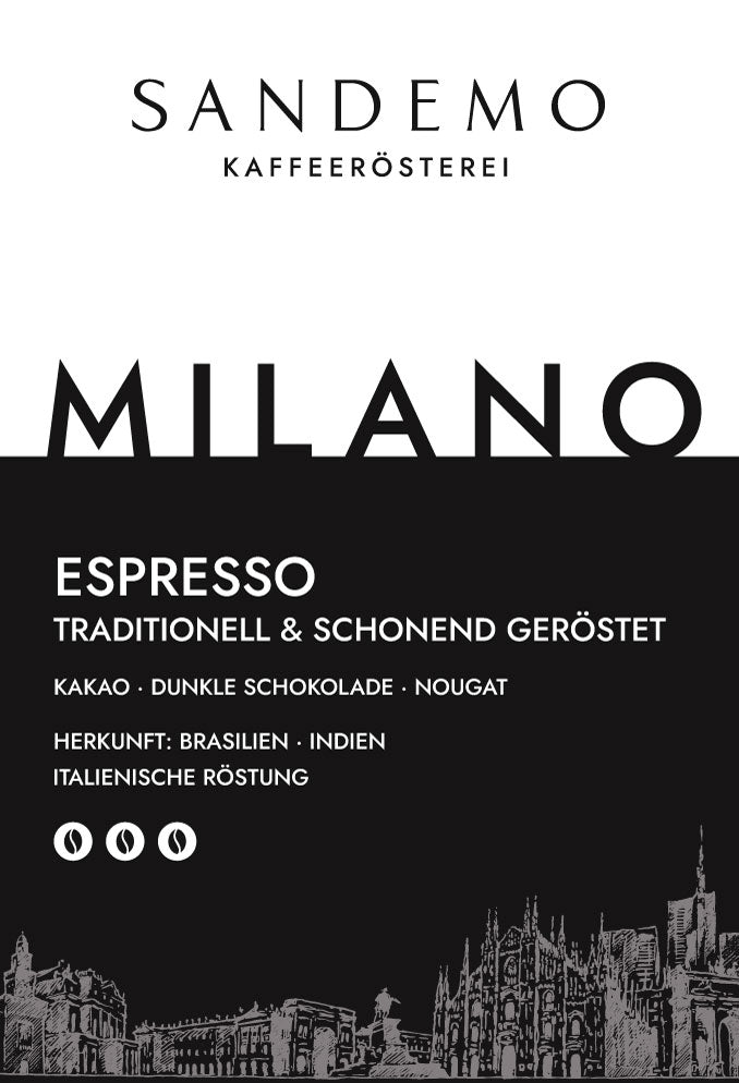 Schwarzes Etikett mit Altstadt-Skizze