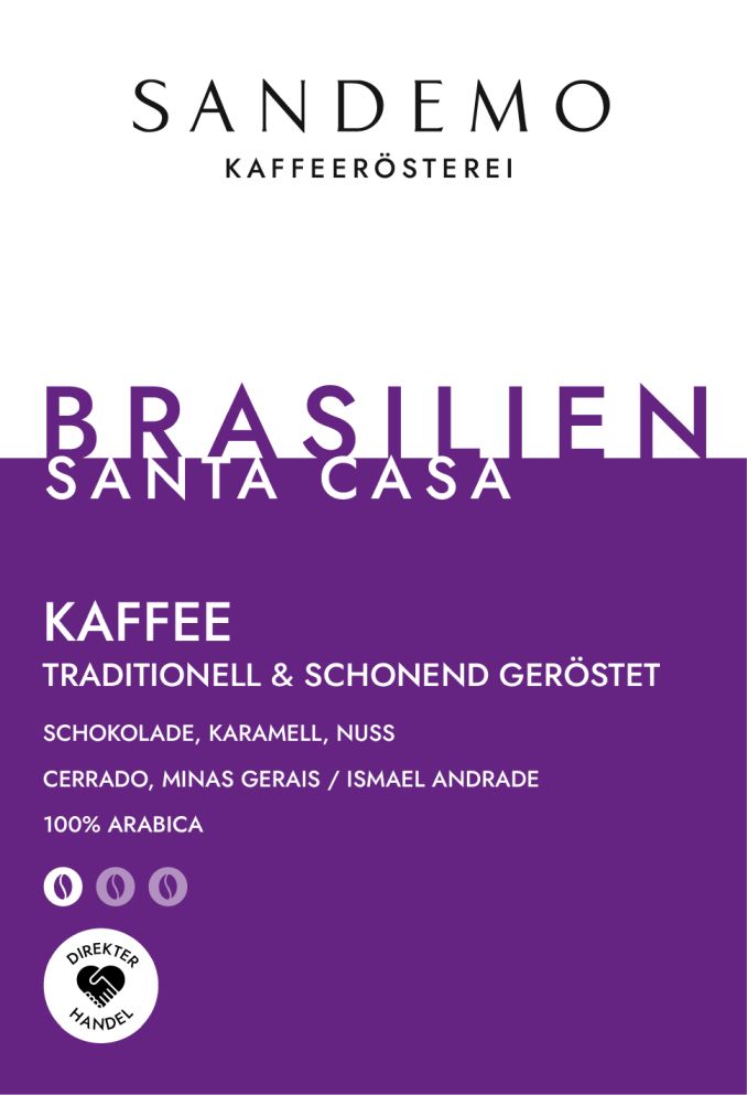 Kaffee Brasilien Santa Casa