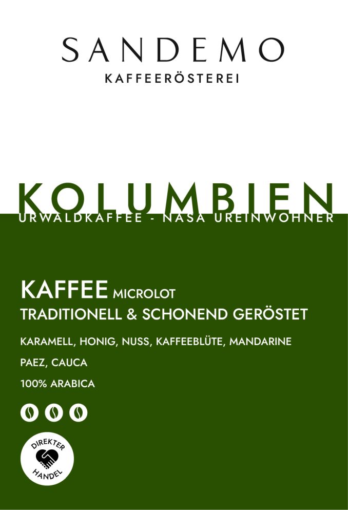 Kaffee Kolumbien Urwaldkaffee Microlot