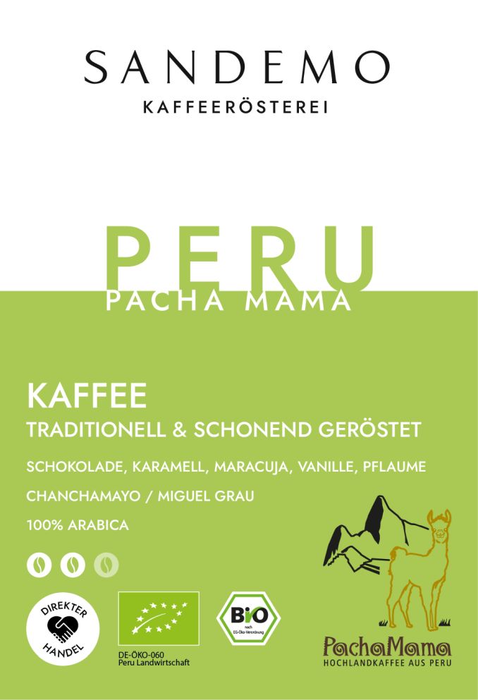 BIO Kaffee Peru Pacha Mama | Projektkaffee