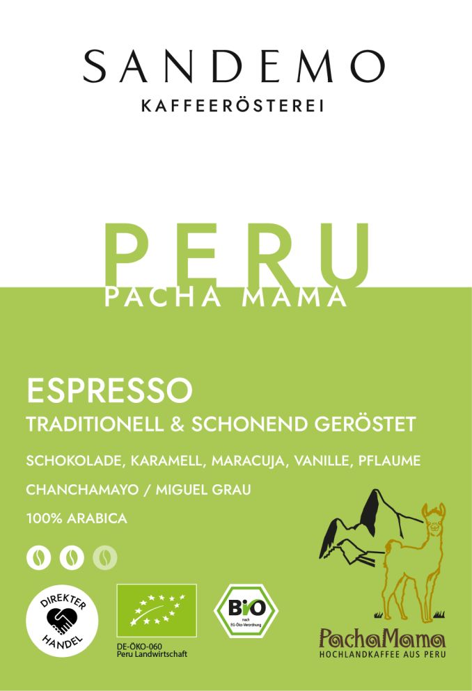 BIO Espresso Peru Pacha Mama