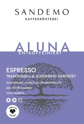 ALUNA - entkoffeiniert Espresso